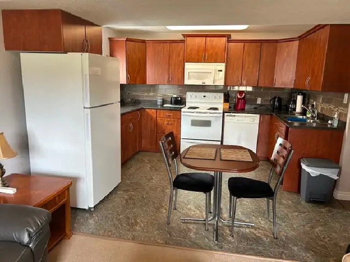 Fully Furnished 2 bedroom Suite FOR RENT in Camrose AB: