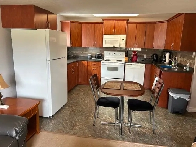 Fully Furnished 2 bedroom Suite FOR RENT in Camrose AB: