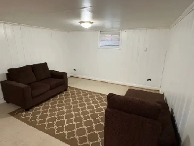 One Bedroom Basement Apartment for Rent