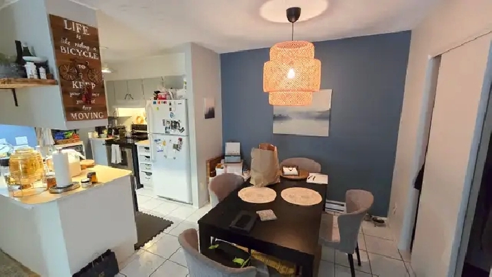 Grand logement 4 et demi à Mont-St-Hilaire, aout ou sept