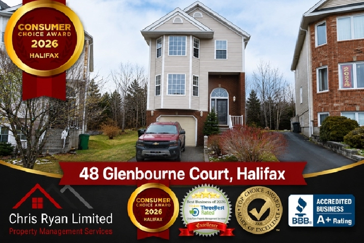 Great Halifax/Clayton Park Home/3beds/2.5baths - VIDEO TOUR!