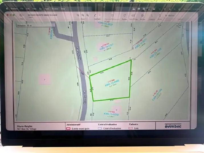 $195,000FOR SALE: 2 RESIDENTIAL LOTS BLUE HILLS MORIN HEIGHTS