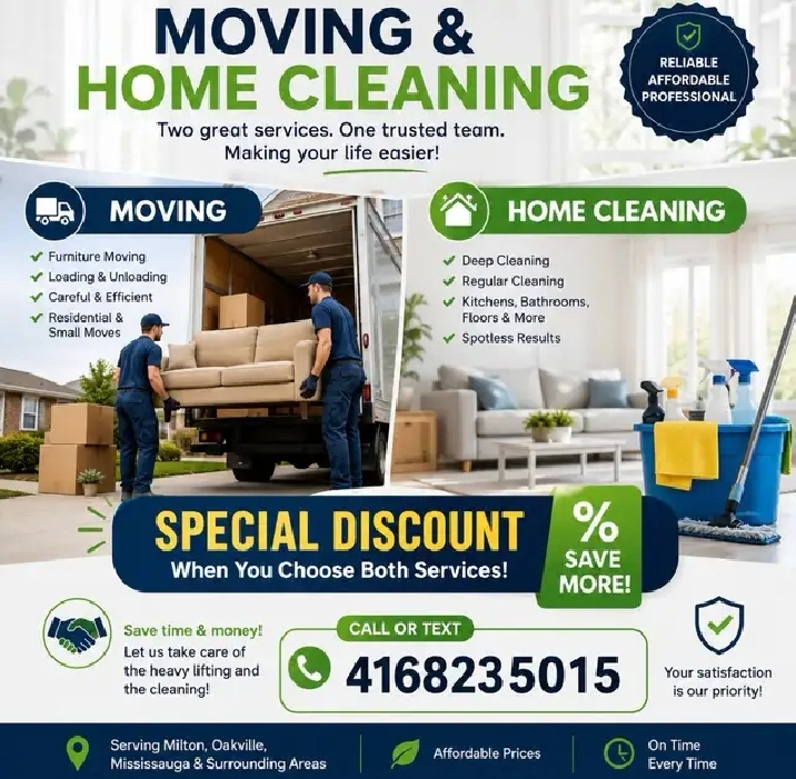 MOVING & HOME CLEANING SERVICES