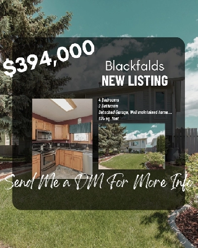 Detached House Blackfalds (With Garage)