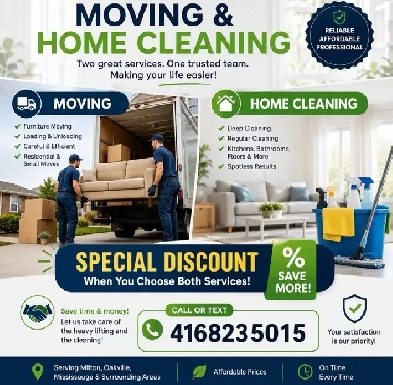 MOVING & HOME CLEANING SERVICES