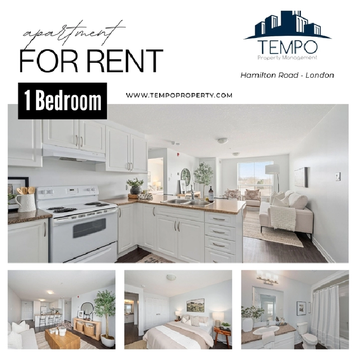 3rd Floor Affordable 1 BD unit/1166 Hamilton Rd London/Sept 1st