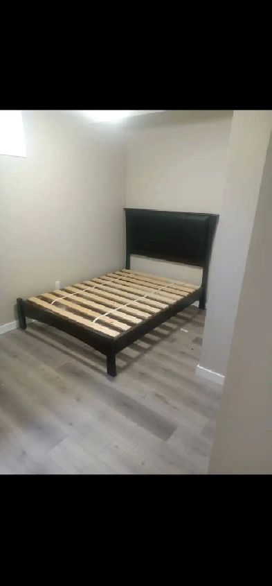 Full furnished bedroom for rent in Ellerslie basement
