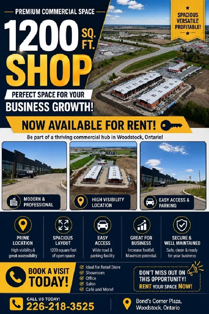 Commercial shop for rent