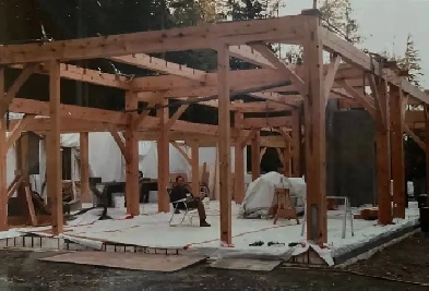 Beautiful Timber Frame Home for Sale in the Lardeau Valley