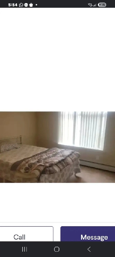 Short term room rental