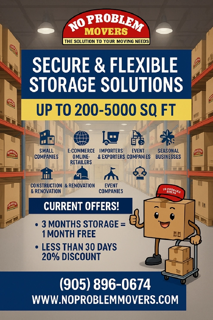 No Problem Movers Secure Storage Solutions
