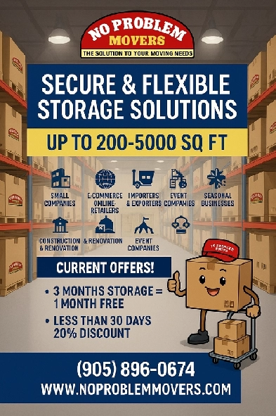No Problem Movers Secure Storage Solutions