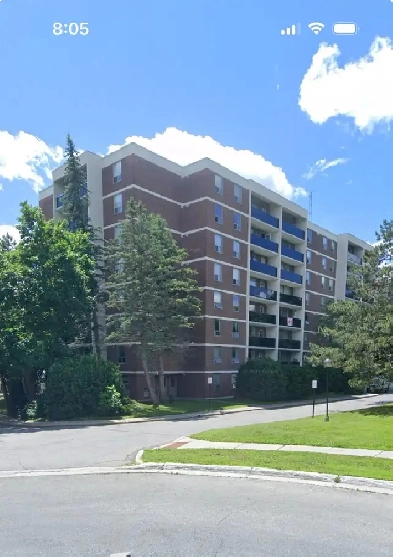 seniors building 1 bdrm Apt $1285 includes heat and hydro.