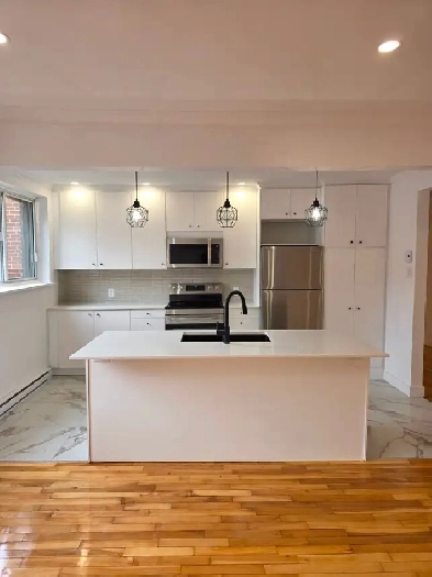 4½ rénové/850 pi² /2 chambres/2 Métros/Disponible immédiatement