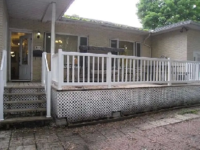 Condo à Limoilou 6 1/2 meublé, avec terrasse, cour, stationnemen
