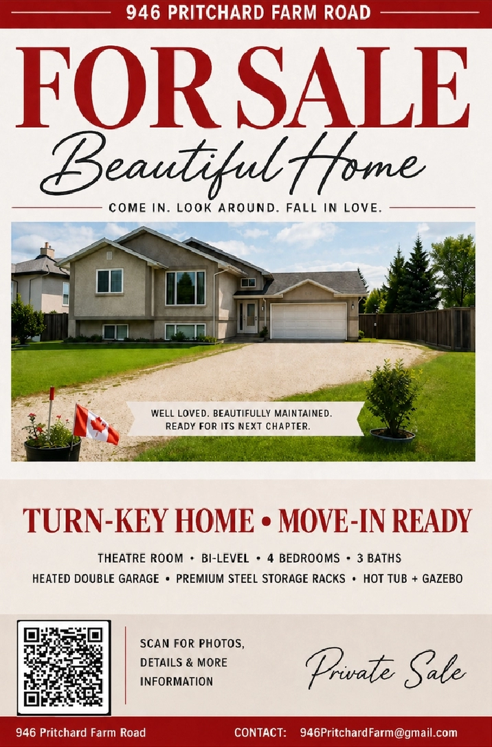 946 Pritchard Farm Road in EAST ST. PAUL~ Private Sale!