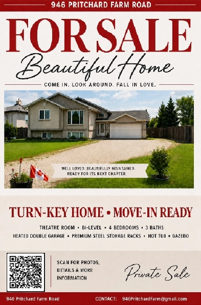 946 Pritchard Farm Road in EAST ST. PAUL~ Private Sale!