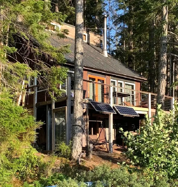 Three-Bedroom Lakefront Cabin for Sale on Quadra Island