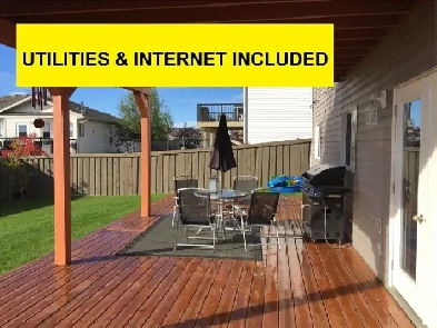 ALL UTILITIES & INTERNET INCLUDED 2 Bed, 1 Bath Lower Suite