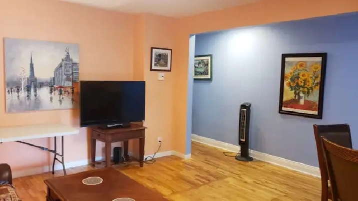 Bright large 3.5 fully furnished September 1st
