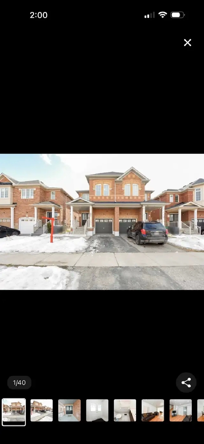 For Lease – 4 Bedroom Semi-Detached House in Brampton