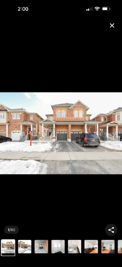 For Lease – 4 Bedroom Semi-Detached House in Brampton
