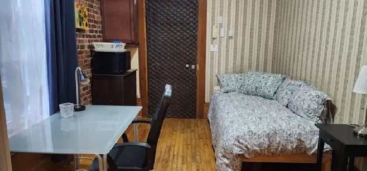 Métro Sherbrooke, mini-studio meublé, tout inclus