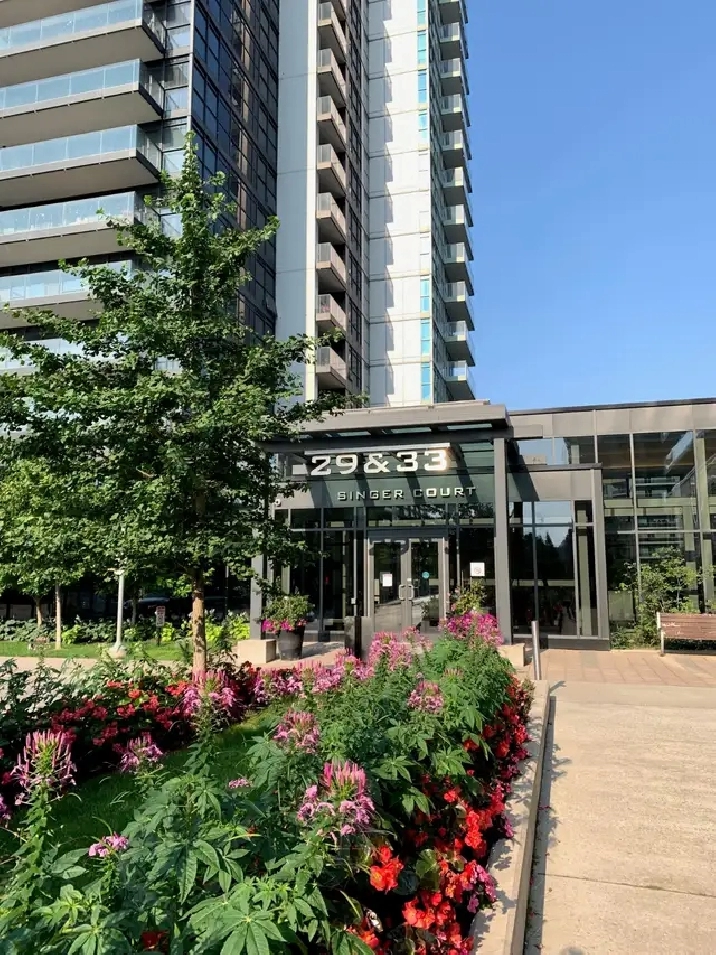 1 BEDROOM   1 STUDY CONDO FOR RENT AT SHEPPARD/LESLIE