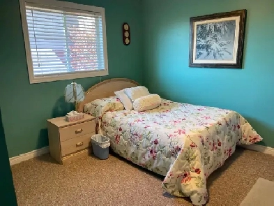 Private furnished room for rent in Fergus - Avail Sep 1st.
