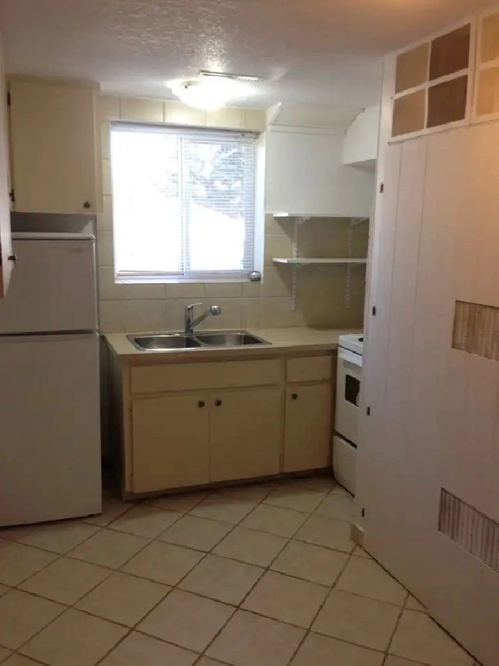 2 Br. Utilities Inc. Clean, quiet basement suite. Off St Parking