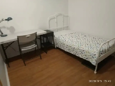 Room  rent, One min  to metro Monk, All included.  Female only.
