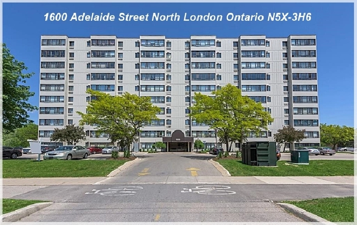 Clean, Comfortable 1 Bedroom Apartment – 1600 Adelaide St. North