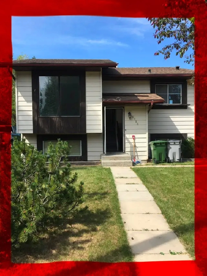 3 Bedroom Main floor of house for Rent in Edson, AB.