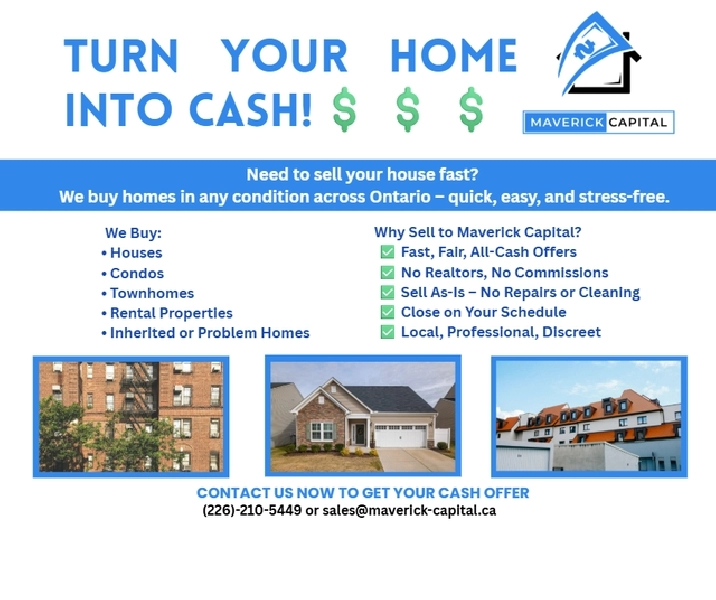 We want to buy your house!