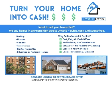 We want to buy your house!
