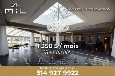 3 1/2 tout inclus !