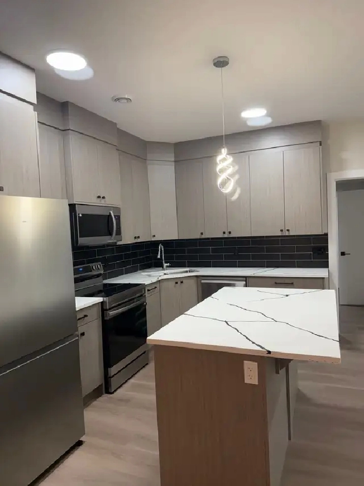 Bright 2-BR Basement Suite in Chestermere AB.