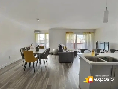 Magnifique condo 2 chambres avec électroménagers
