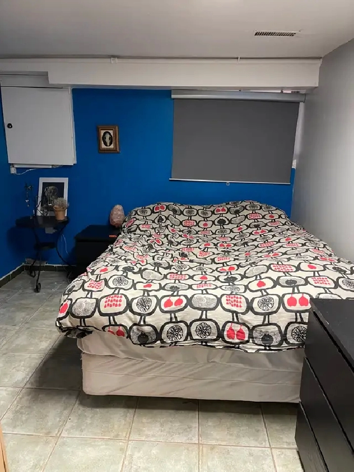 Two Bedrooms Basement Furnished Apartment, Steps to Subway