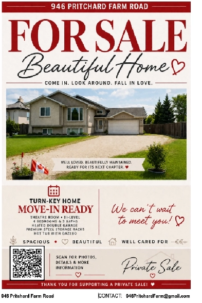 946 Pritchard Farm Road in EAST ST. PAUL~ Private Sale