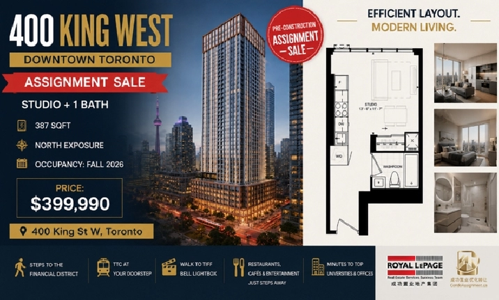SELL AT LOSS!400 KING WEST