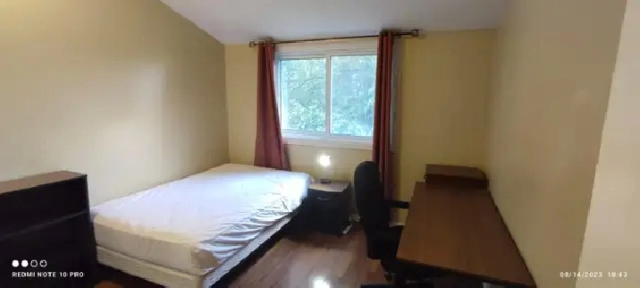 Furnished premium size 120 sq. ft. rooms – all Utilities and WiF
