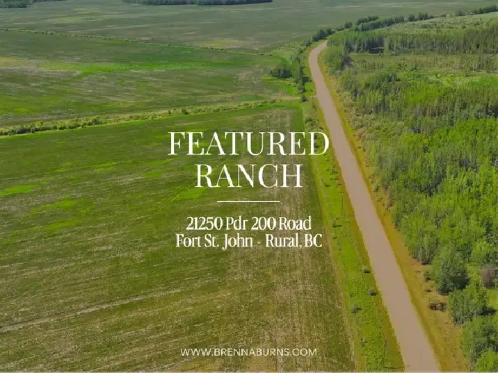 4,192 Acre Ranch | Oilfield Revenue | Fort St. John, BC
