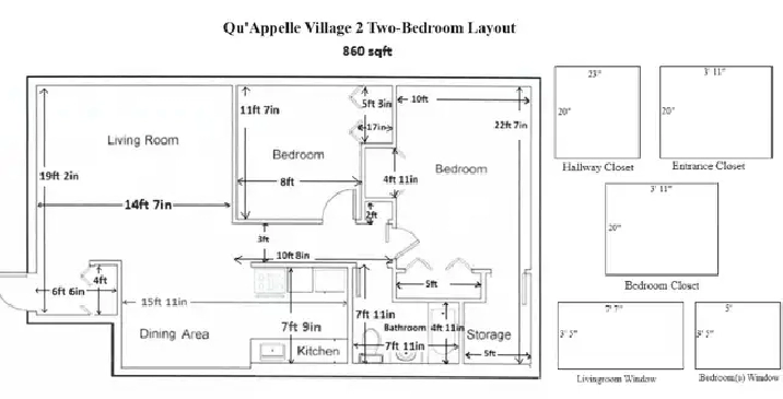 Two-Bedroom Apartment Available – Qu’Appelle Village 2