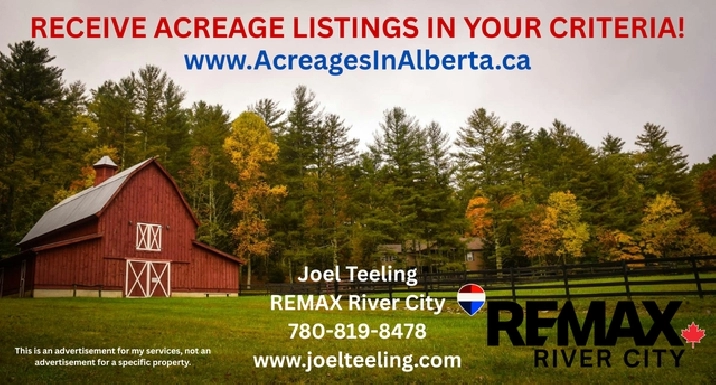 RECEIVE ACREAGE LISTINGS FOR SALE IN YOUR CRITERIA!