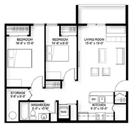 3-Bedroom Apartment Near University of Manitoba – $1,600/month