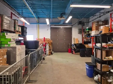 Dock Level Warehouse/Storage Space for Rent 600 sq ft 32 Pallett