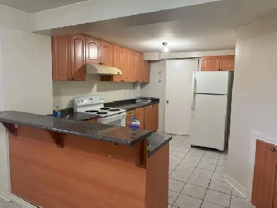 Two bedroom basement available for rent from September 1