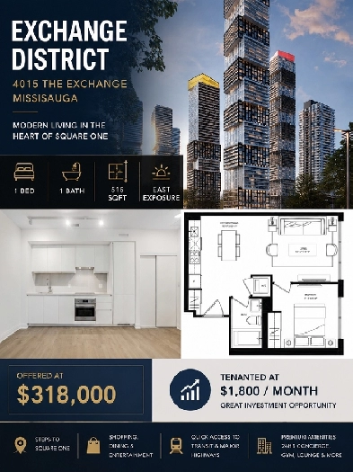 Exchange District Condo Assignment $318k!!