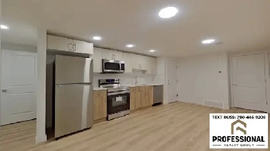 BRAND NEW  1 Bed / 1 bath LEGAL Basement Suite in SE Edmonton